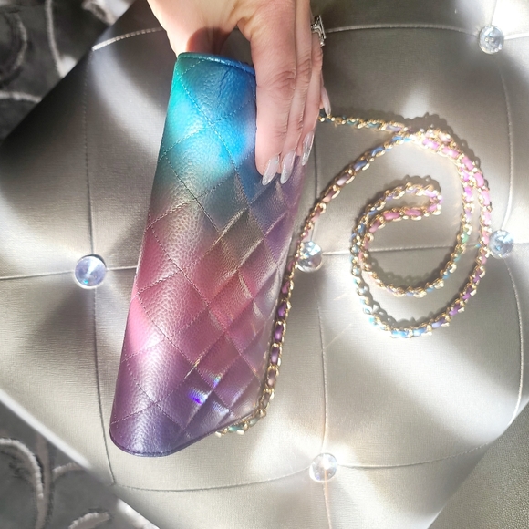 Chanel 🧜‍♀️ Mermaid Classic Flap 🧜‍♂️ Maltese Wallet with matching Chain. - Picture 8 of 14